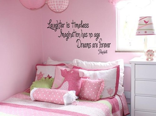 Tinkerbell quote vinyl wall - tinkerbell,
