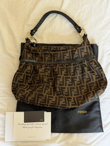 Fendi zucca shoulder bag - shoulder,