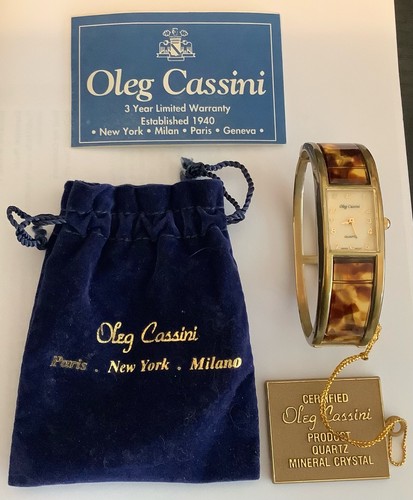 Oleg cassini gold ladies - cassini,