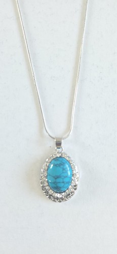 Bohemian turquoise oval stone - oval,