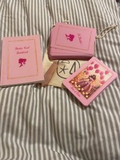 Barbie tarot cards and healing stone