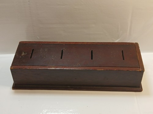 Vintage hand made wooden money - made,