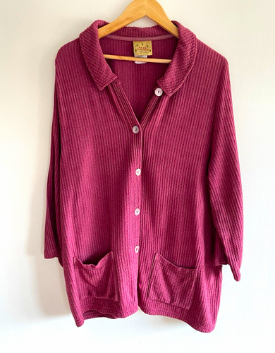 90s blue cactus - blue, knit