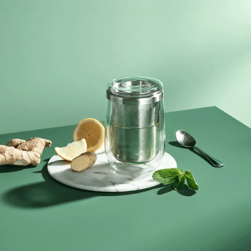 Glass tea cup - infuser, adhoc
