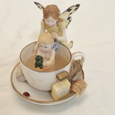 COUNTRY ARTISTS ~ BUTTERFLY FAIRIES ~ "BATH TIME" FIGURINE ~ 2003