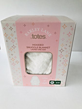 New Boxed Barley Lane Totes Boots White Fleece Snuggle Blanket Ladies One Size 