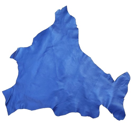 Blue metallic full grain - , veg