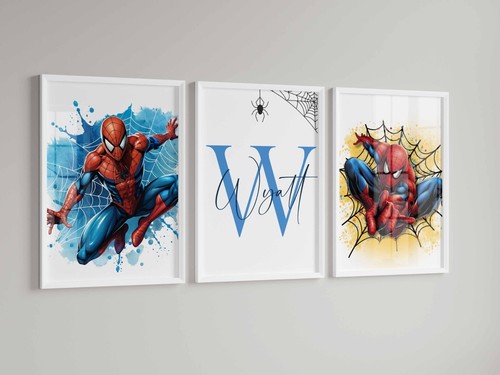 Personalised superhero prints - personalised,