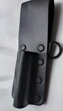 Heavy duty Black Leather Ratchet Spanner Frog  Quality Tool Pouch Lanyard Loop