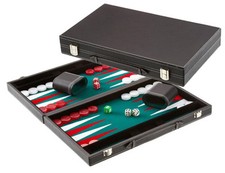 Extra Large Tournament Backgammon Set Green 22.5"x18.5" NIB FREE P&P parts of UK