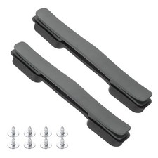 2 Pcs Luggage Handle Replacement with Screws 8.5 Inch Suitcase Handle, Dark Grey