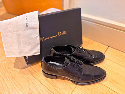 Massimo dutti black leather - massimo,
