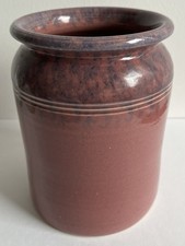 South Lissens Pottery Utensil Pot Pink & Purple Scottish Studio Pottery kitchen