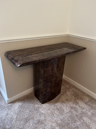 Resin faux marbled side - marbled,