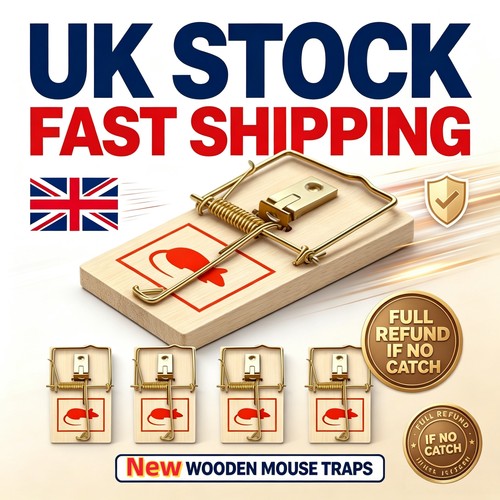 Pack wooden mouse traps - pack,