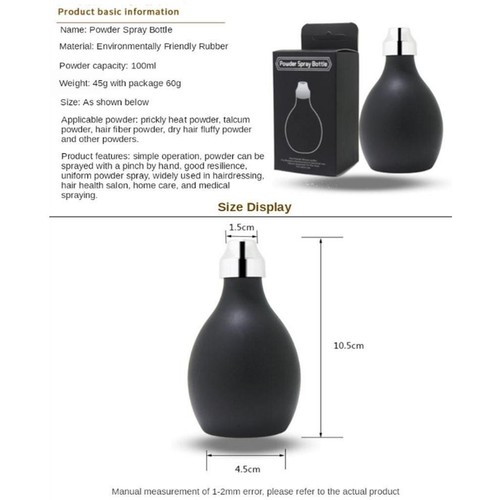 New oshhni talc blower - new, puffer