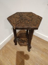 Antique Mahogany Carved And