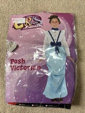 Smiffys Girls Posh Victorian Fancy Dress Age 4-5 6 School Day