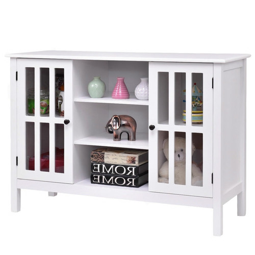 White wood sofa table console - wood,