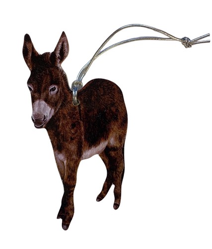 Brown donkey christmas tree - brown,