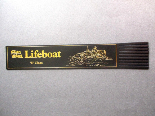 Leather bookmark rnli - leather,