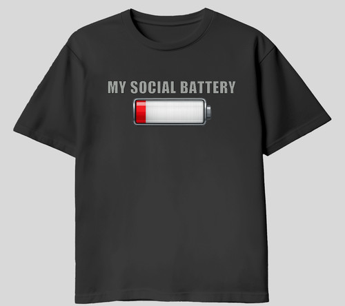 Funny low battery social