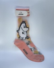 Moomin Ladies Mesh Socks Pink