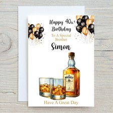 Personalised birthday card - personalised,