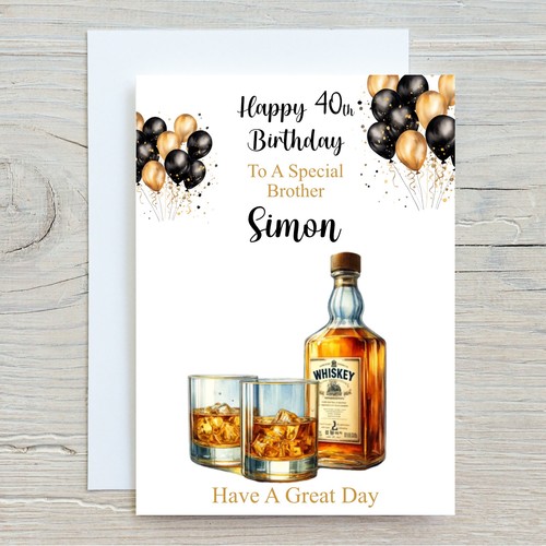Personalised birthday card - personalised,