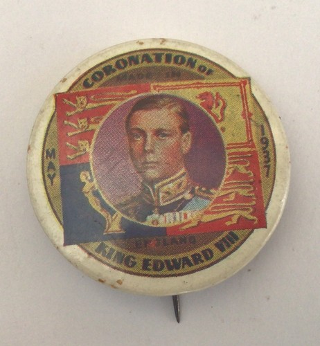 Coronation badge edward viii - badge,