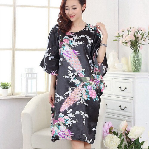 Women nightdress ice silk - ,