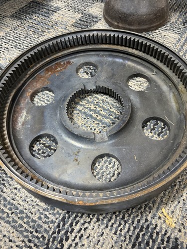 Antique cast iron gear - antique,