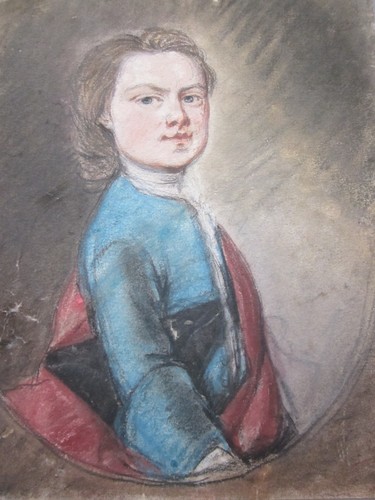 Antique c18th british school - antique,