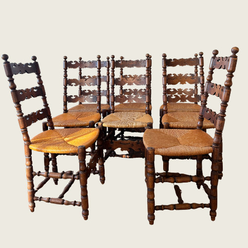 Set spanish ladderback - 8,