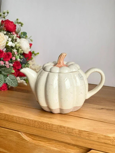 Next pumpkin stoneware - pumpkin, teapot