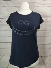 CATH KIDSON Disney Alice in Wonderland Cheshire Cat Navy Women's T Shirt Small