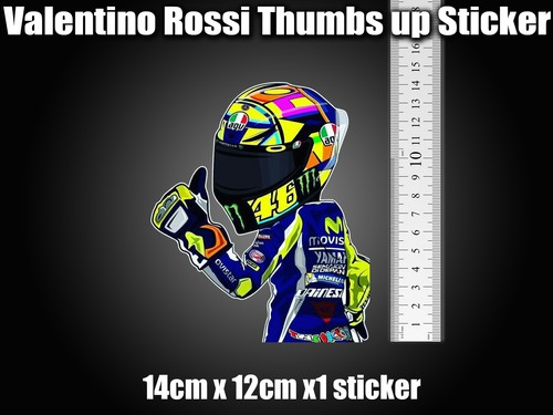 Biker thumbs sticker decal - thumbs,