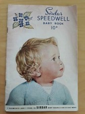 Rare VTG Original Sirdar Speedwell Baby Toddler DK Knitting Pattern Book