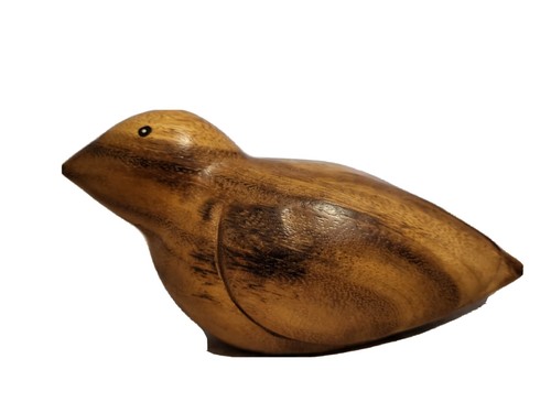 Decoy duck polished wooden - duck,