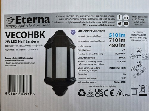 Eterna vecohbk outdoor - 7w,