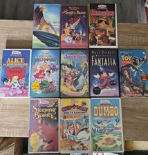 17 Various Disney VHS Video