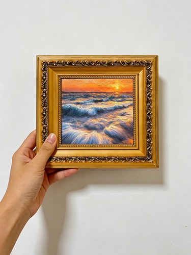 Ocean wave sunset - wave,