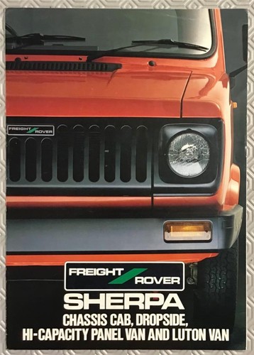 Freight rover sherpa - rover, van
