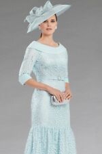 CONDICI Lace Dress With Sleeves In Cerulean Dream | Mother of the Bride size 10