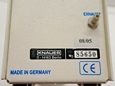KNAUER 4 CHANNEL 8/05 DEGASSER