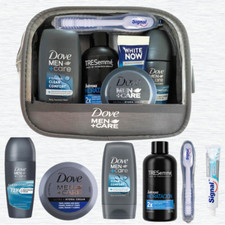 Dove Mens Travel Toiletries Set Hospital Bag Essentials Minis Airport Approved