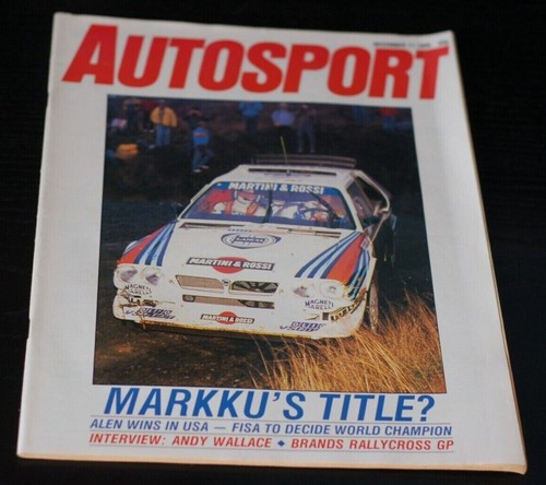 Autosport magazine dec 1986 - autosport,