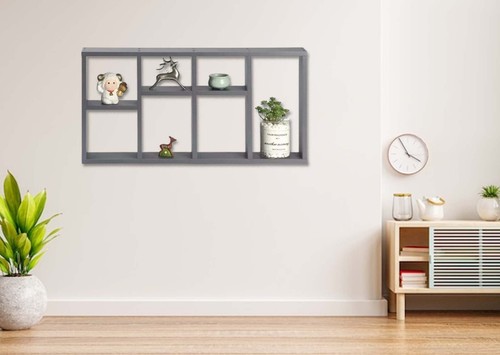Compartment floating shelves - 7-compartment,