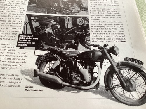 Velocette mac 350cc - mac, gerald