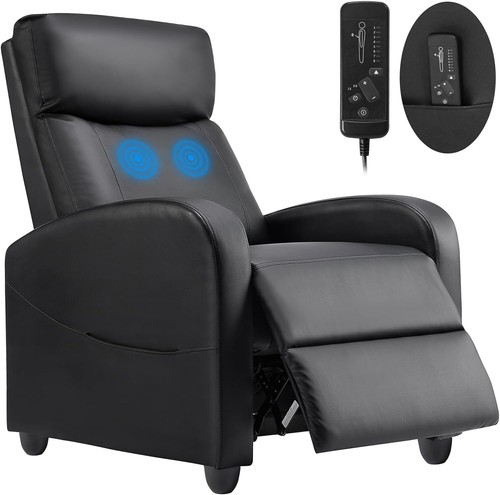 Black home recliner sofa - home,
